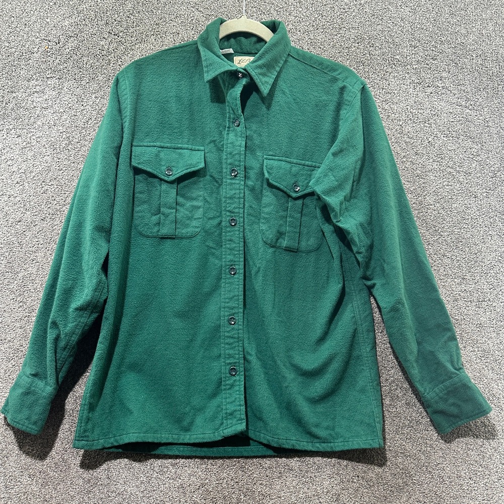 L.L. Bean vintage Teal Chamois Button Down Shirt